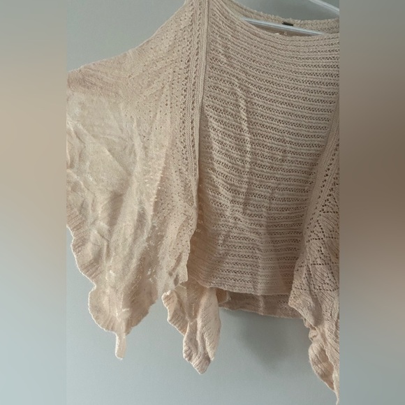 free people ruffle poncho - Picture 2 of 2